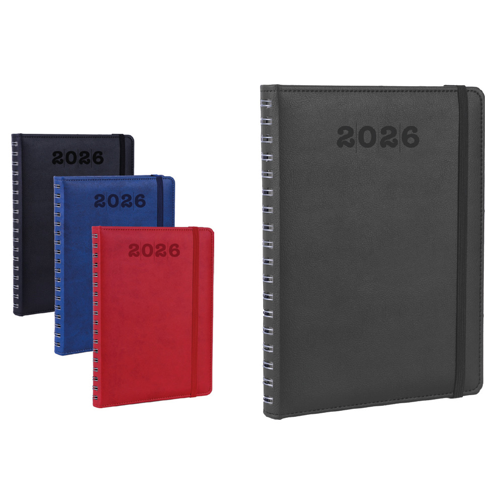 BP1005 Termo Deri Kapaklı Gizli Spiralli Ajanda