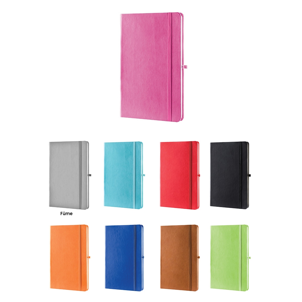 BP1109 Termo Deri Kapaklı Lastikli Defter/9 x 14 cm