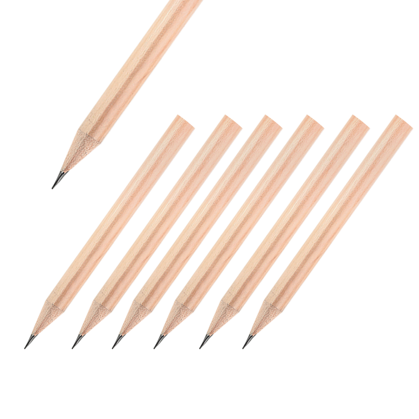 BP204 Yarım Boy ve Yuvarlak Naturel Kalem