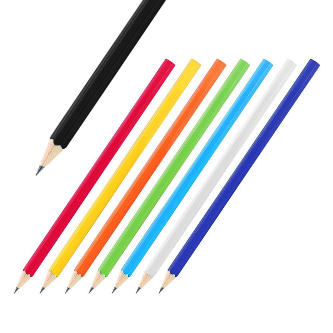 BP211 Renkli Gövde Köşeli Kurşun Kalem