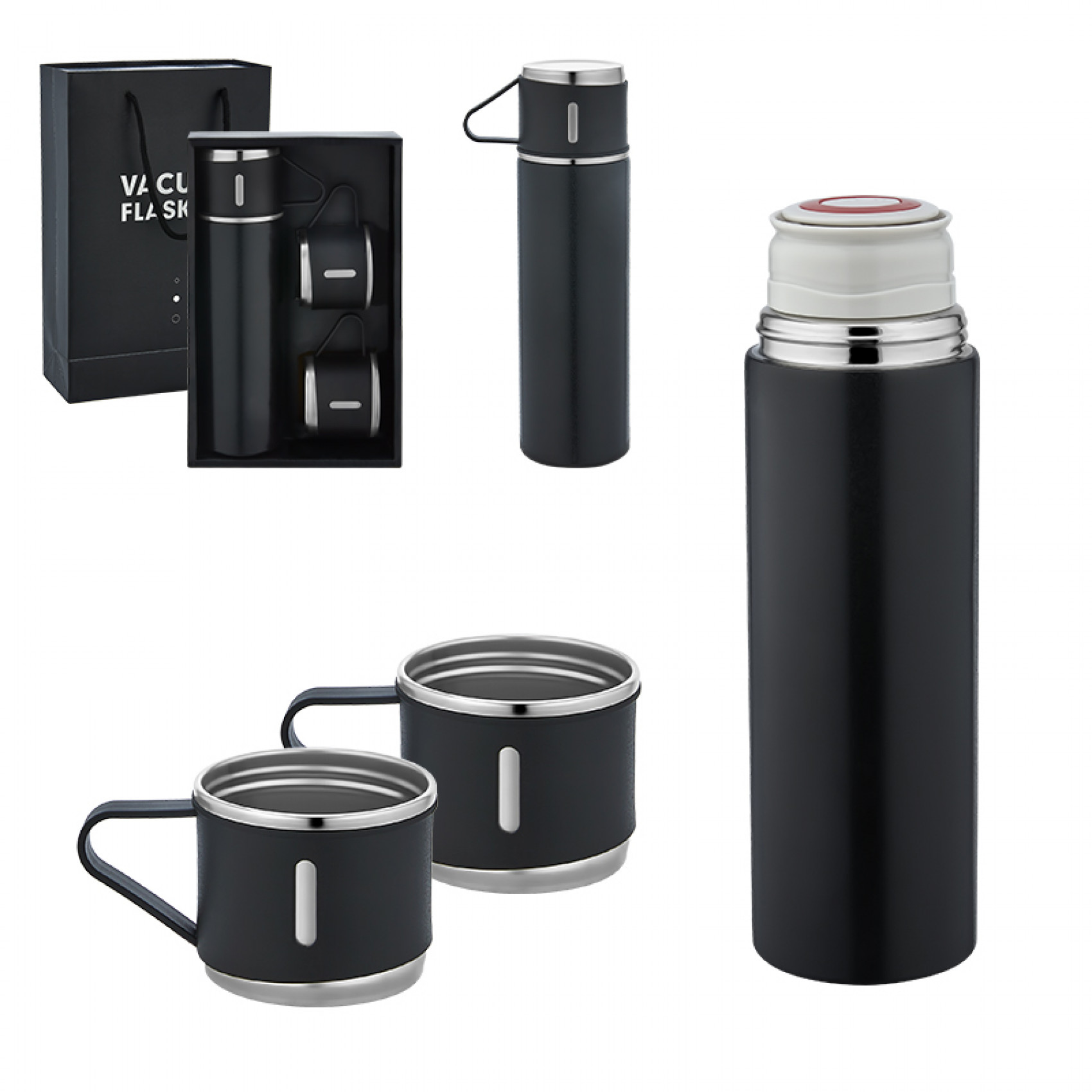 BP3126 Çelik Üçlü Termos Set