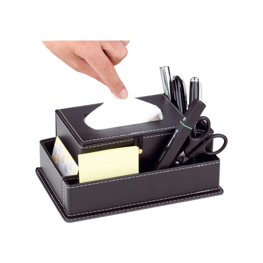 BP415 Deri Masaüstü Organizer ve Peçetelik